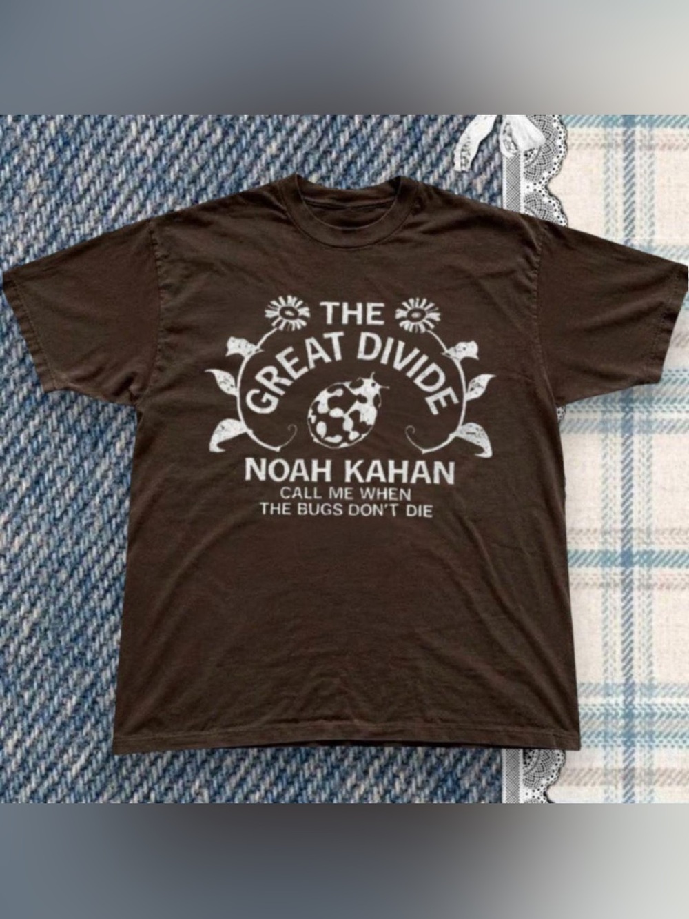 The Great Divide Noah Kahan Dark Chocolate Graphic Tee